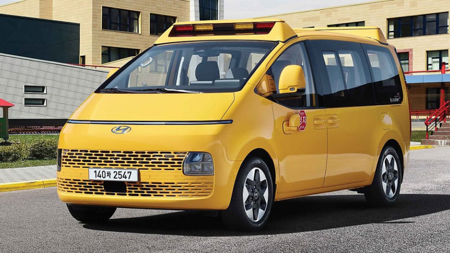 The Hyundai Staria School Bus Makes Life Just a Bit Sweeter