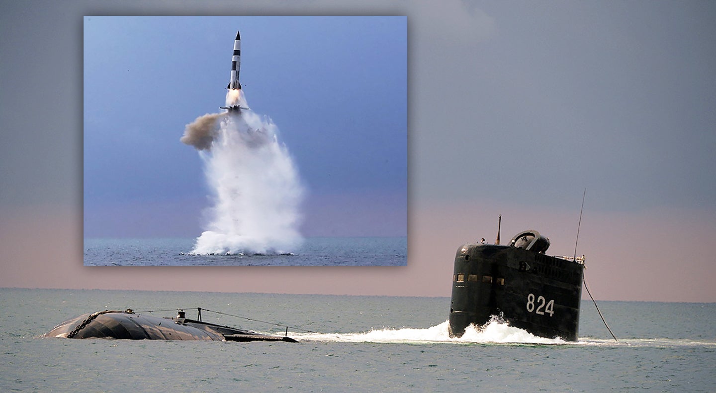 New Short-Range Submarine-Launched Ballistic Missile Tested By North Korea (Updated)