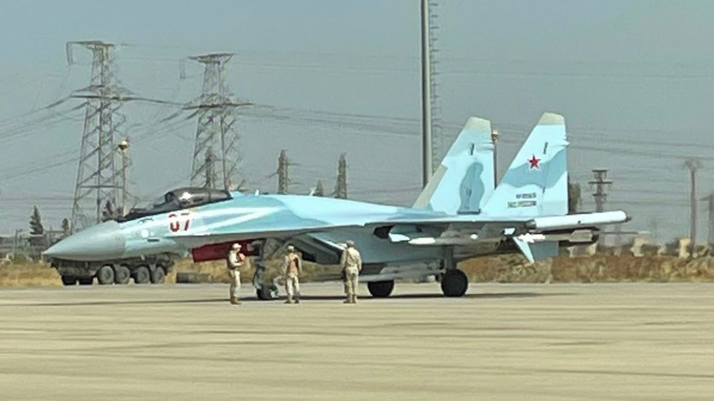 Russian Su-35 Fighters Appear For The First Time At Northeastern Syria Airbase: Reports