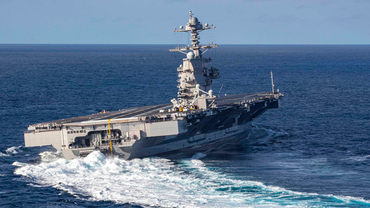America’s Troubled New Aircraft Carrier Will Finally Go On Its First Deployment Next Year