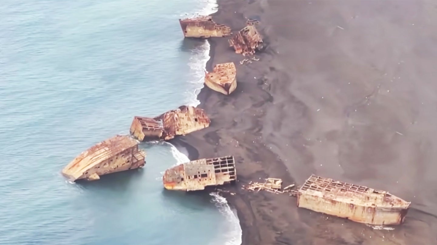 Volcanic Activity Lifts Sunken WWII Ghost Ships From the Ocean Off Iwo Jima