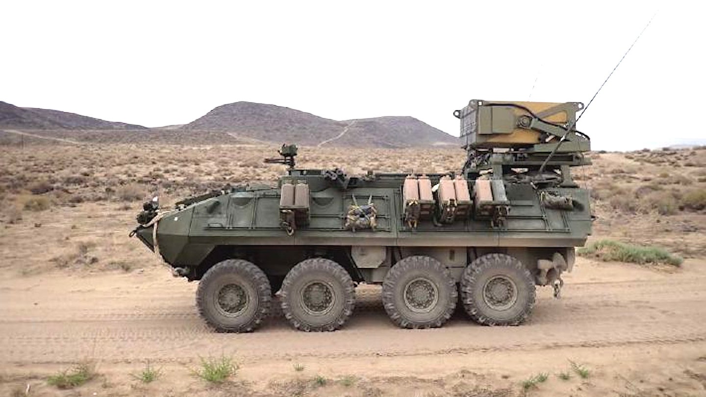This Is Our First Look At The Marines&#8217; Loitering Munition-Armed Light Armored Vehicle