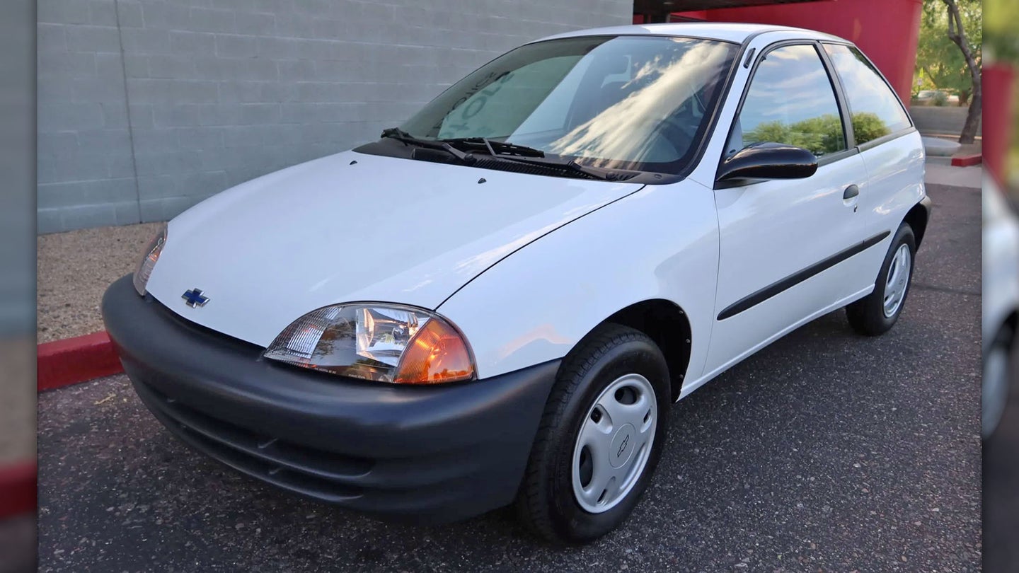 A 400-Mile 2000 Chevy Metro Is Worth $18,200, Apparently