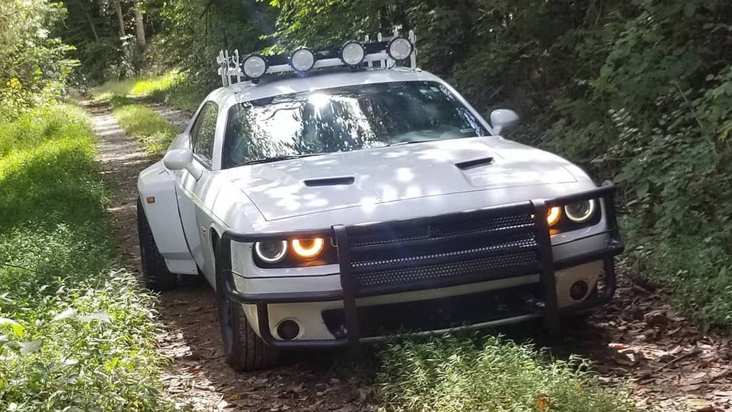 DIY Dodge Challenger Dually Builder Wants to Tow 8,000 Pounds With It