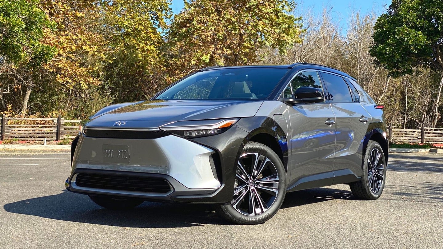 2023 Toyota bZ4X: Toyota&#8217;s First Electric SUV Promises Up to 250-Mile Range
