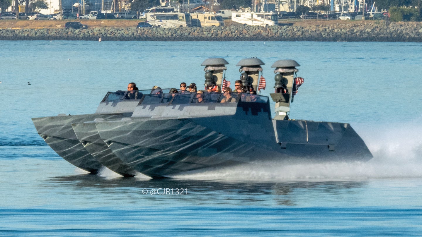 Check Out This Trio Of Special Operations Combatant Craft Tearing Across San Diego Bay