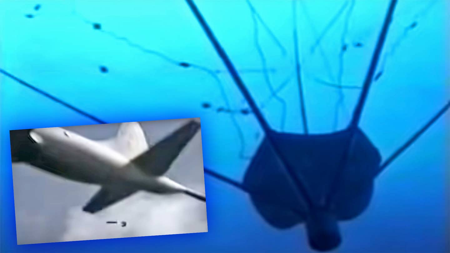 Watch A P-3 Submarine Hunter&#8217;s Sonobuoy Dramatically Transform Once In The Water