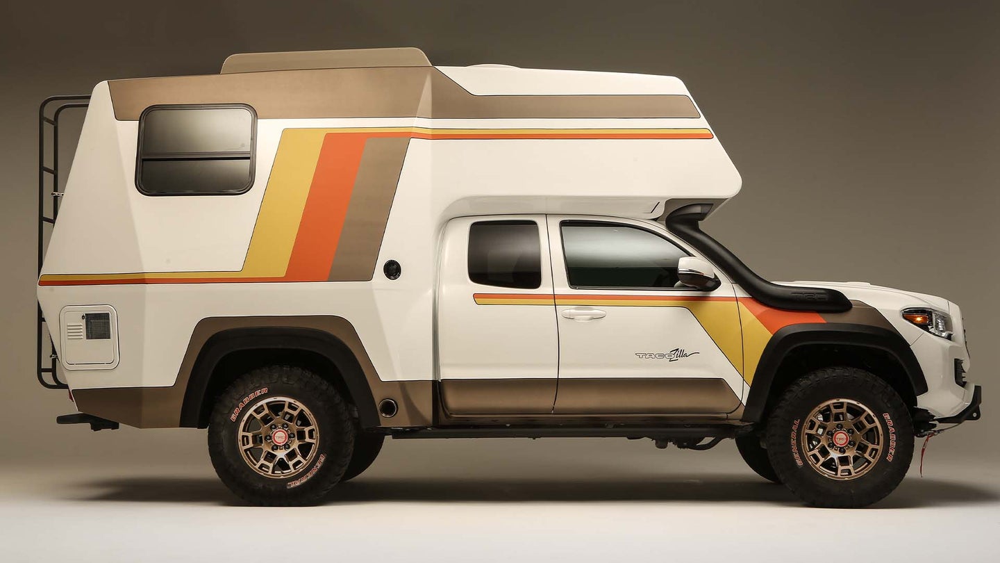 Official Toyota Tacoma Camper Brings Retro Chinook Look Back to Life