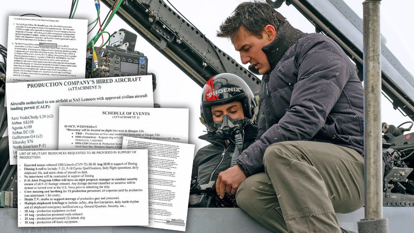 Top Gun: Maverick&#8217;s Massive Support From The U.S. Military Is Laid Out In These Documents