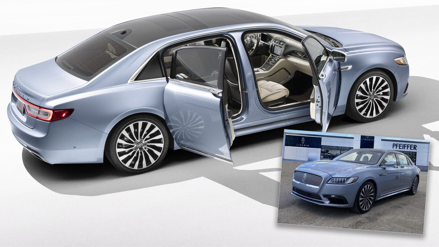2020 Lincoln Continental With Suicide Doors Pops Up for $120,000