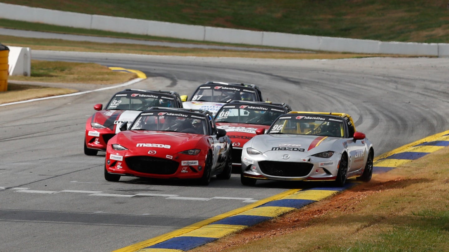 Mazda MX-5 Cup Championship Decided By This Five-Car Photo Finish