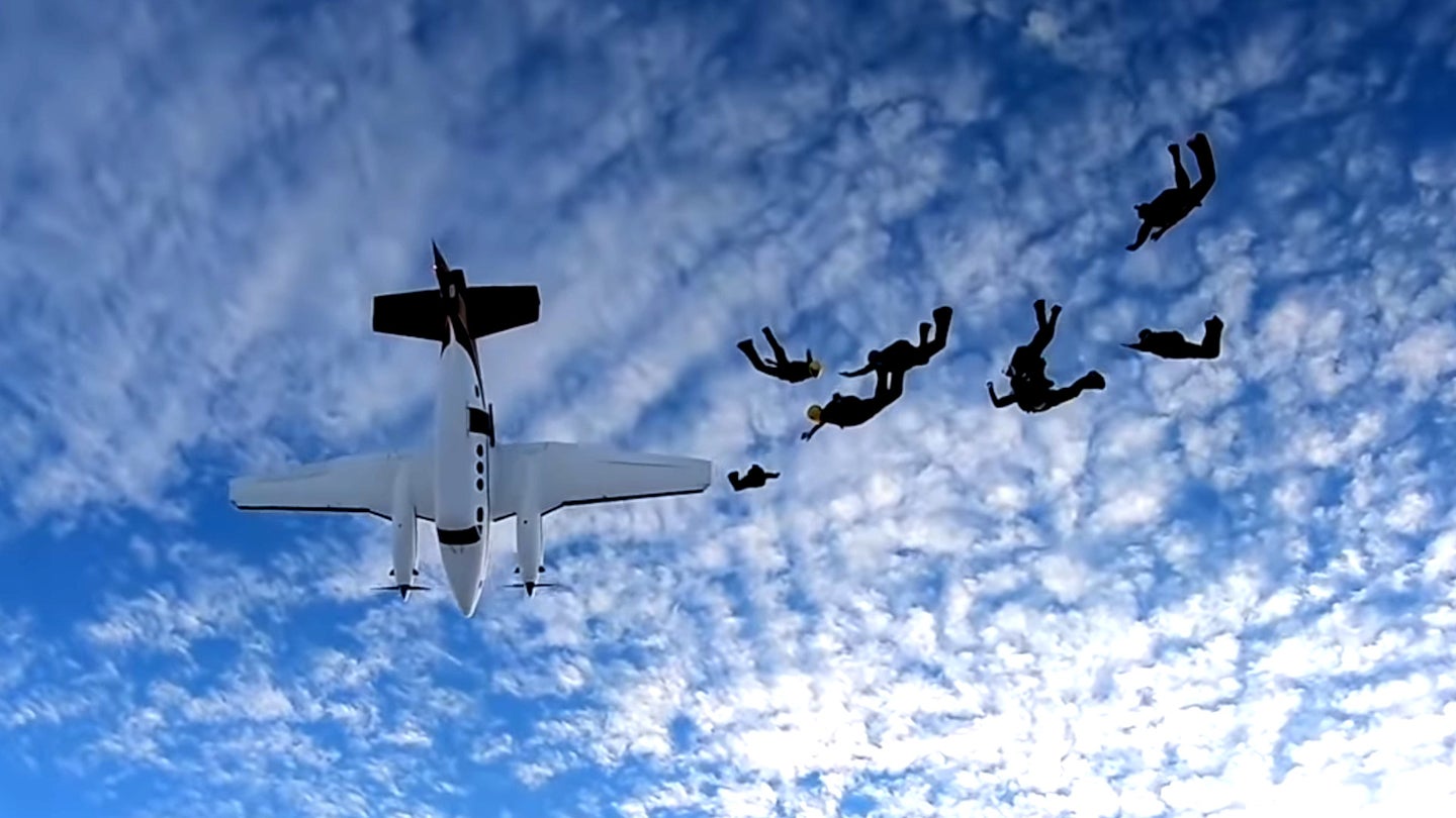 Watch a Plane Narrowly Miss Skydivers When It Stalls, Nosedives After Jump