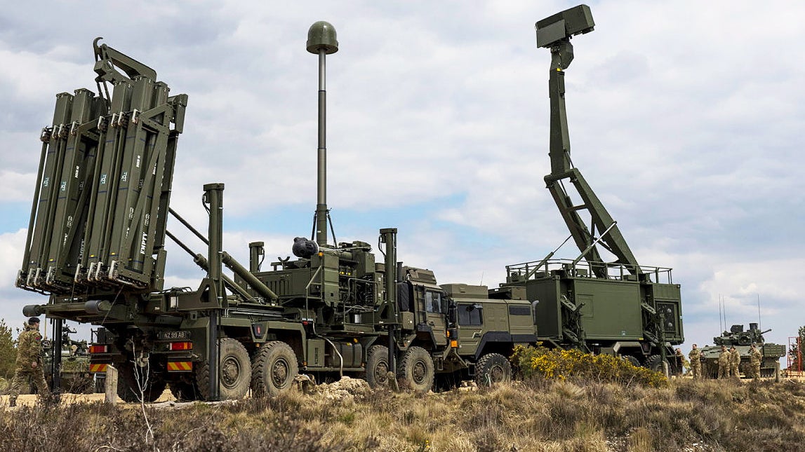 The British army got its hands on the new Sky Saber air defense systems