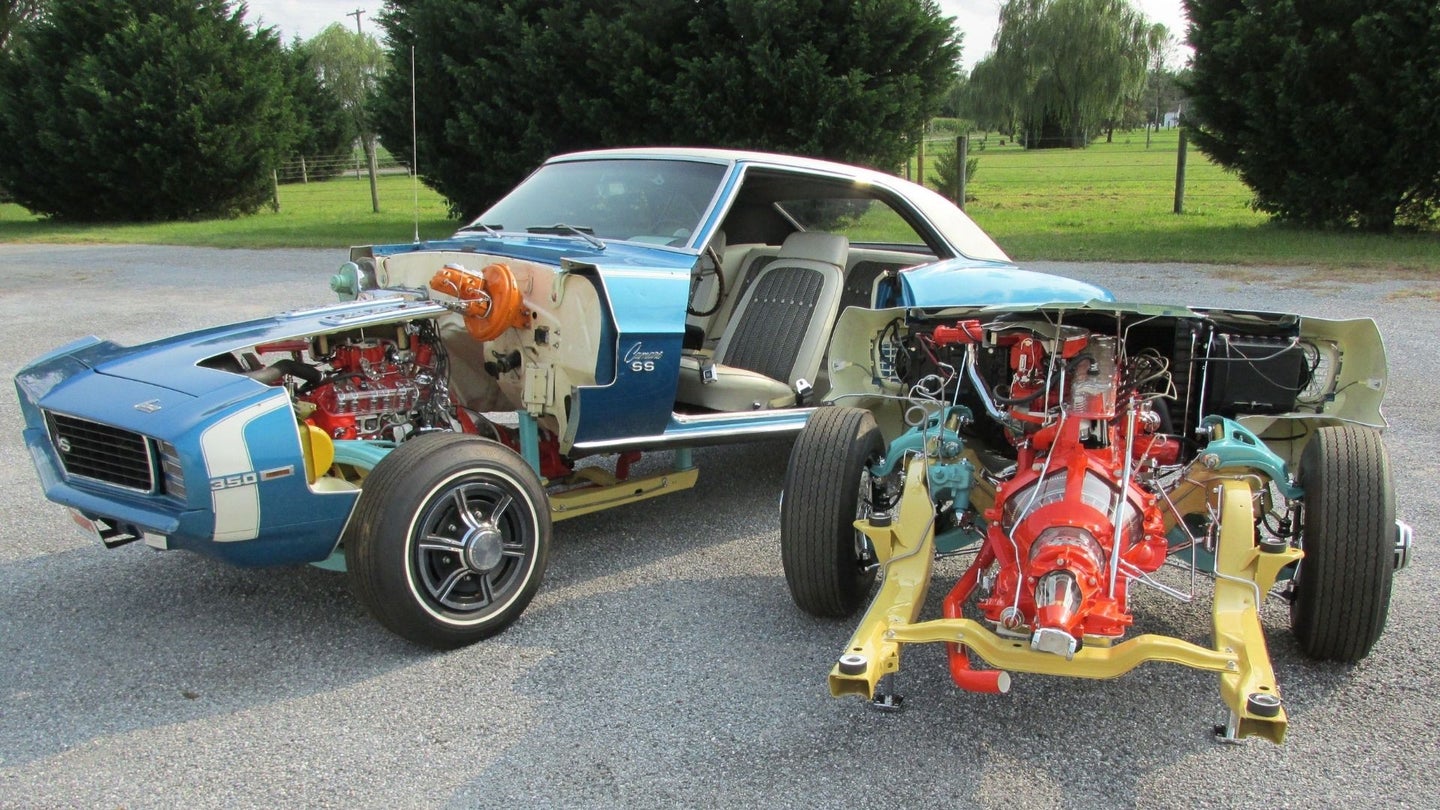 There’s a Sweet 1969 Chevy Camaro I6-to-V8 Cutaway Transformer For Sale