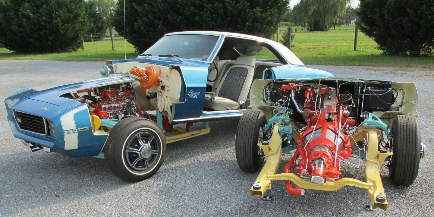 There’s a Sweet 1969 Chevy Camaro I6-to-V8 Cutaway Transformer For Sale