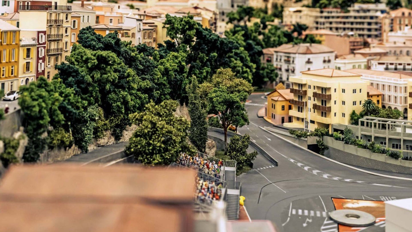 Check Out the Incredible Details on This 1:87-Scale Monaco Street Circuit