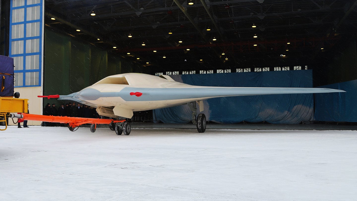 Russia Unveils Stealthier Version Of Its S-70 &#8216;Hunter&#8217; Unmanned Combat Air Vehicle