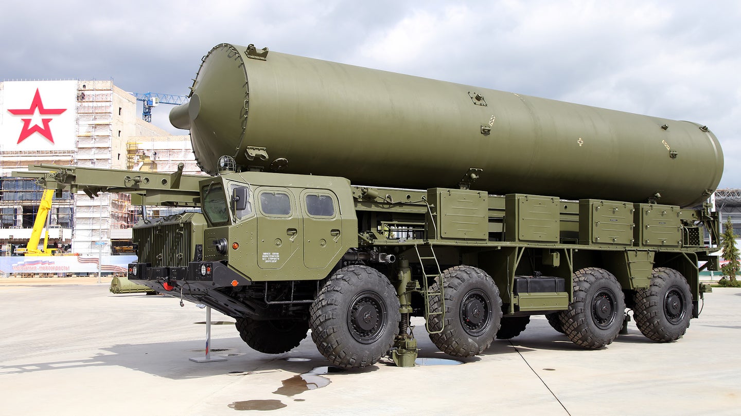 The 5T92 transporter-loader for Russia's A-135 missile defense system.