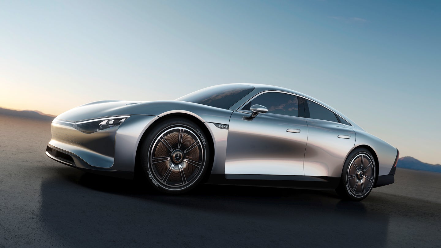 Mercedes-Benz Vision EQXX Concept Is a 620-Mile Electric GT With F1-Derived Tech