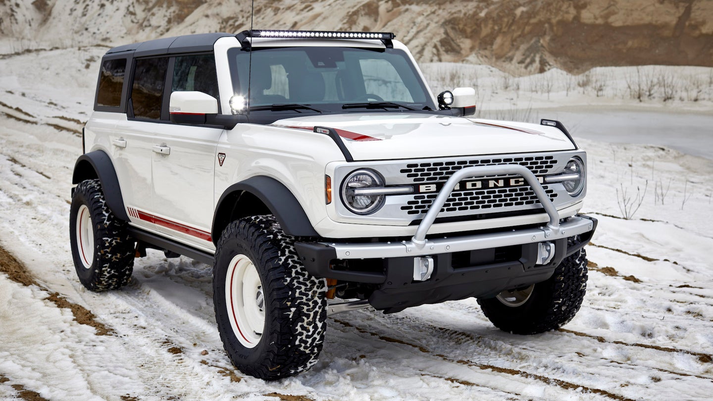 This Ford Bronco Pope Edition Isn’t a Joke, It’s for Charity