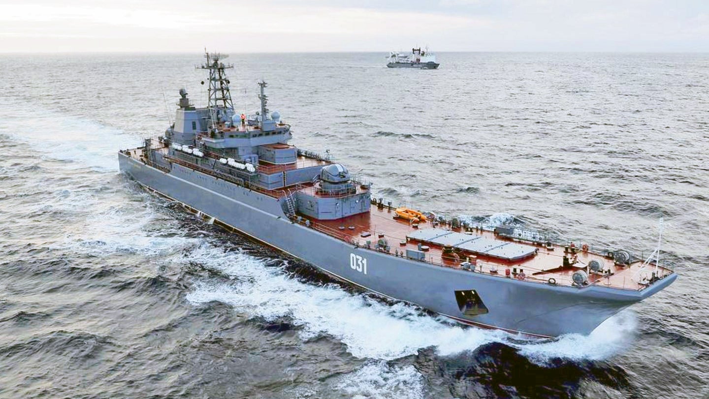Six Russian Landing Ships That Left The Baltic Sea Have Entered The Mediterranean
