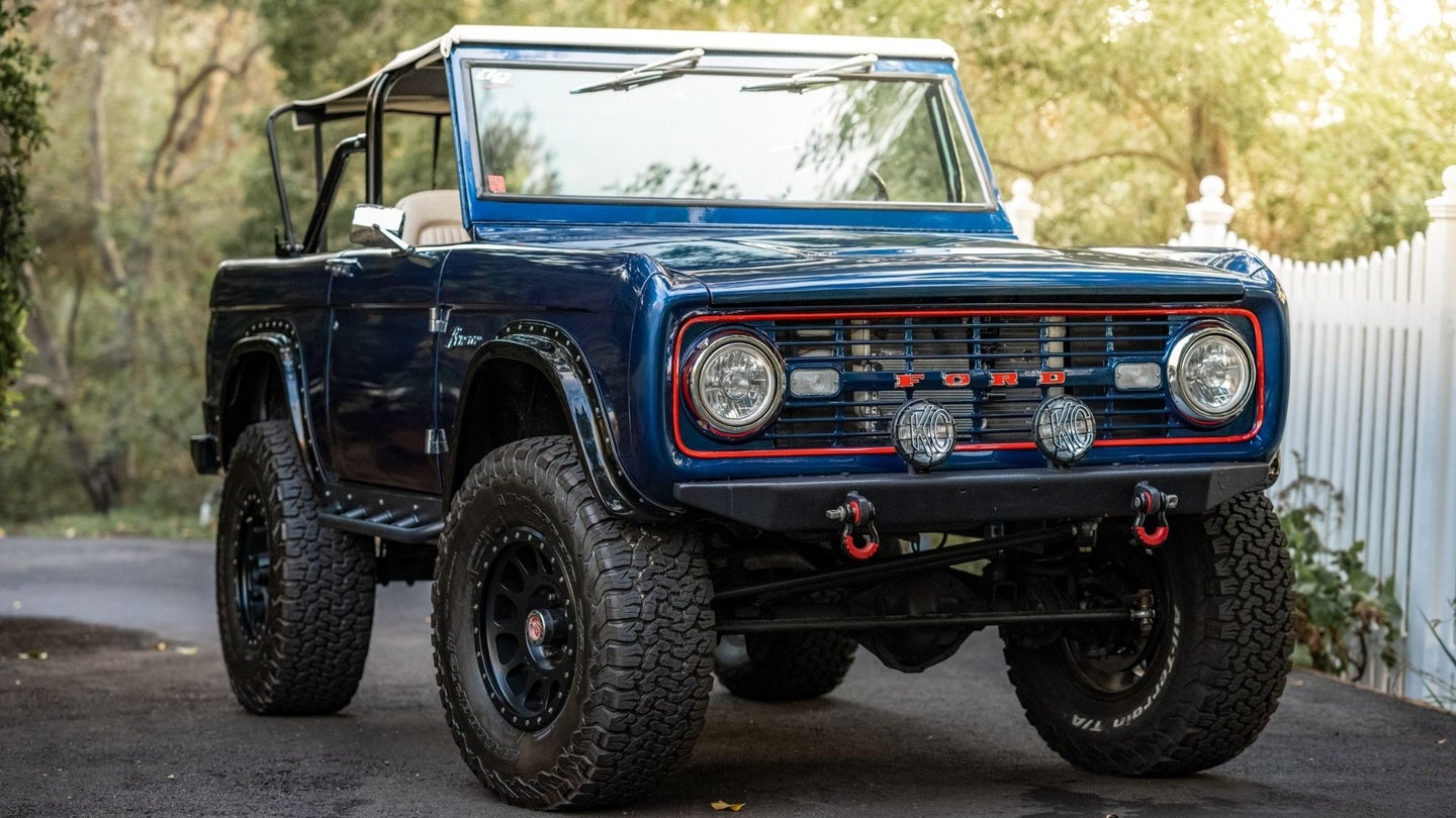 You Can Buy F1 Champion Jenson Button’s 1970 Ford Bronco