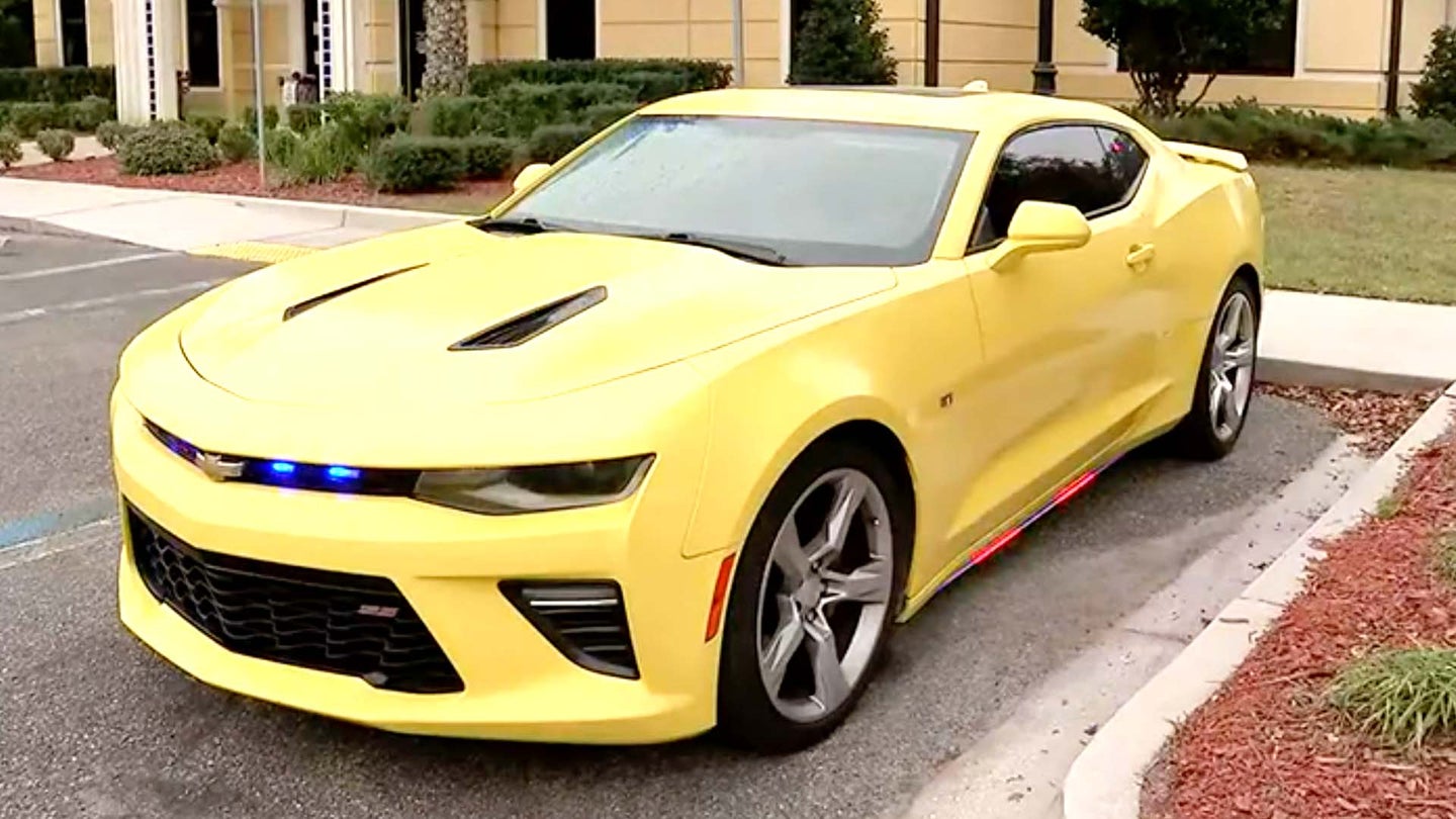 Dealership Employee Caught Pulling Someone Over With Cop-Spec Camaro That Was in for Service