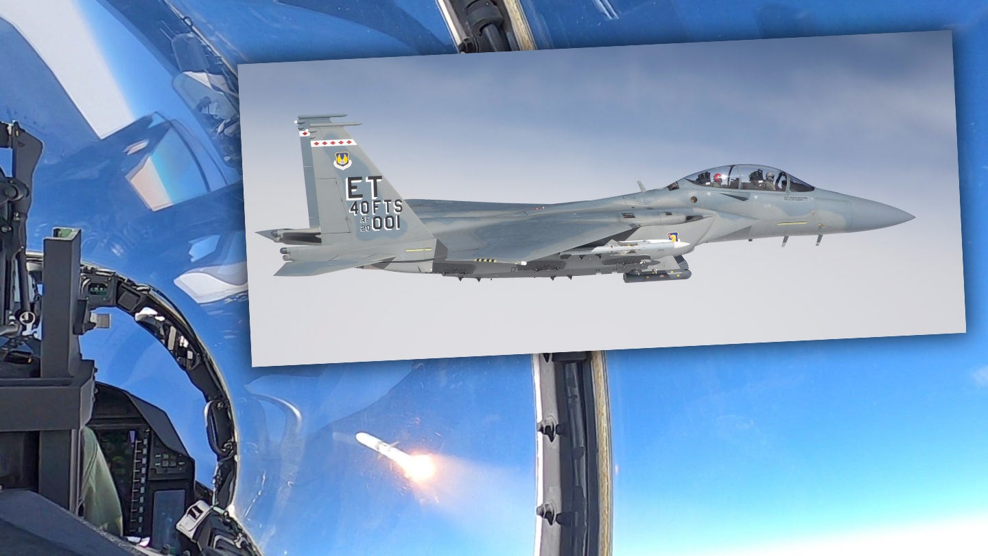 The F-15EX Has Fired Its First Missile