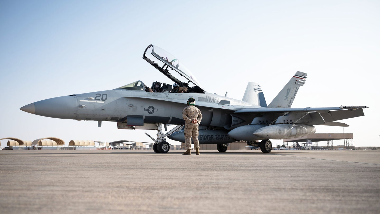 Marine F/A-18 Hornets Bolster U.S. Presence In Saudi Arabia