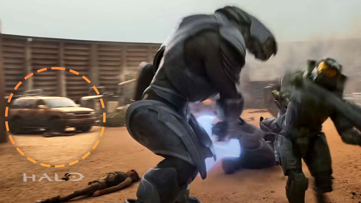 What the Hell Is This Old Chevy Tahoe Doing in the New <em>Halo</em> Trailer?