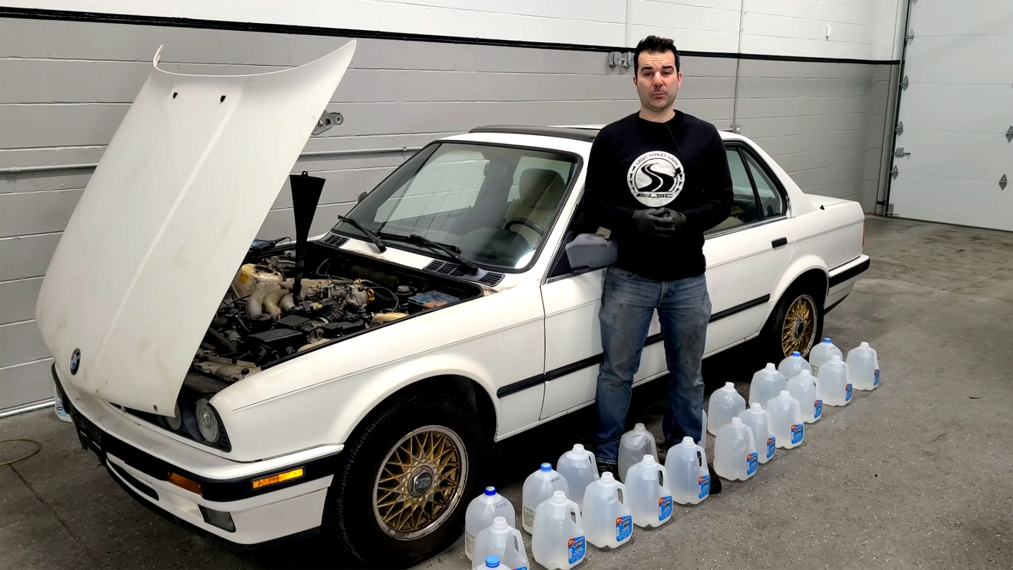 Man Pours 20 Gallons of Water Into Engine To Try and Remove Carbon Buildup