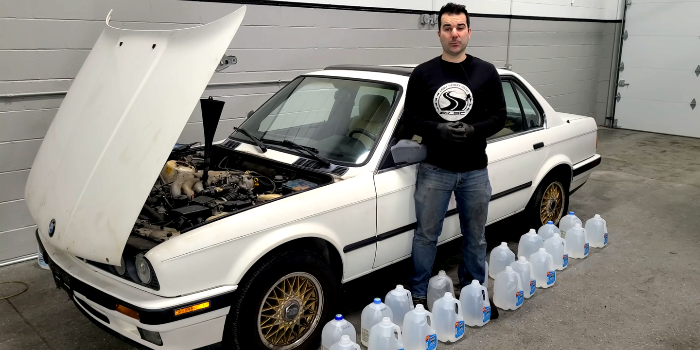 Man Pours 20 Gallons of Water Into Engine To Try and Remove Carbon Buildup