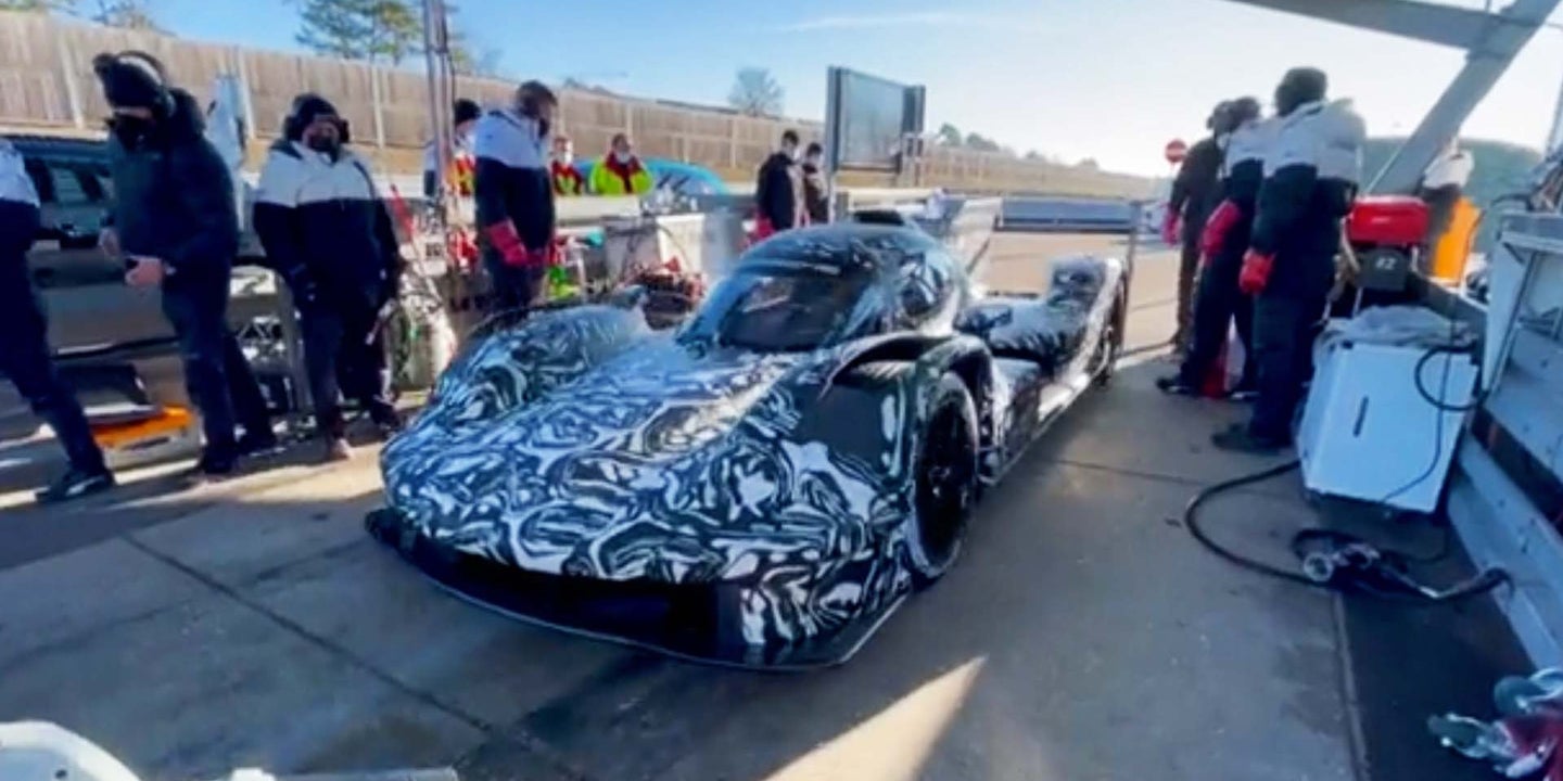 Porsche’s New LMDh Prototype Sounds Nasty During Track Testing