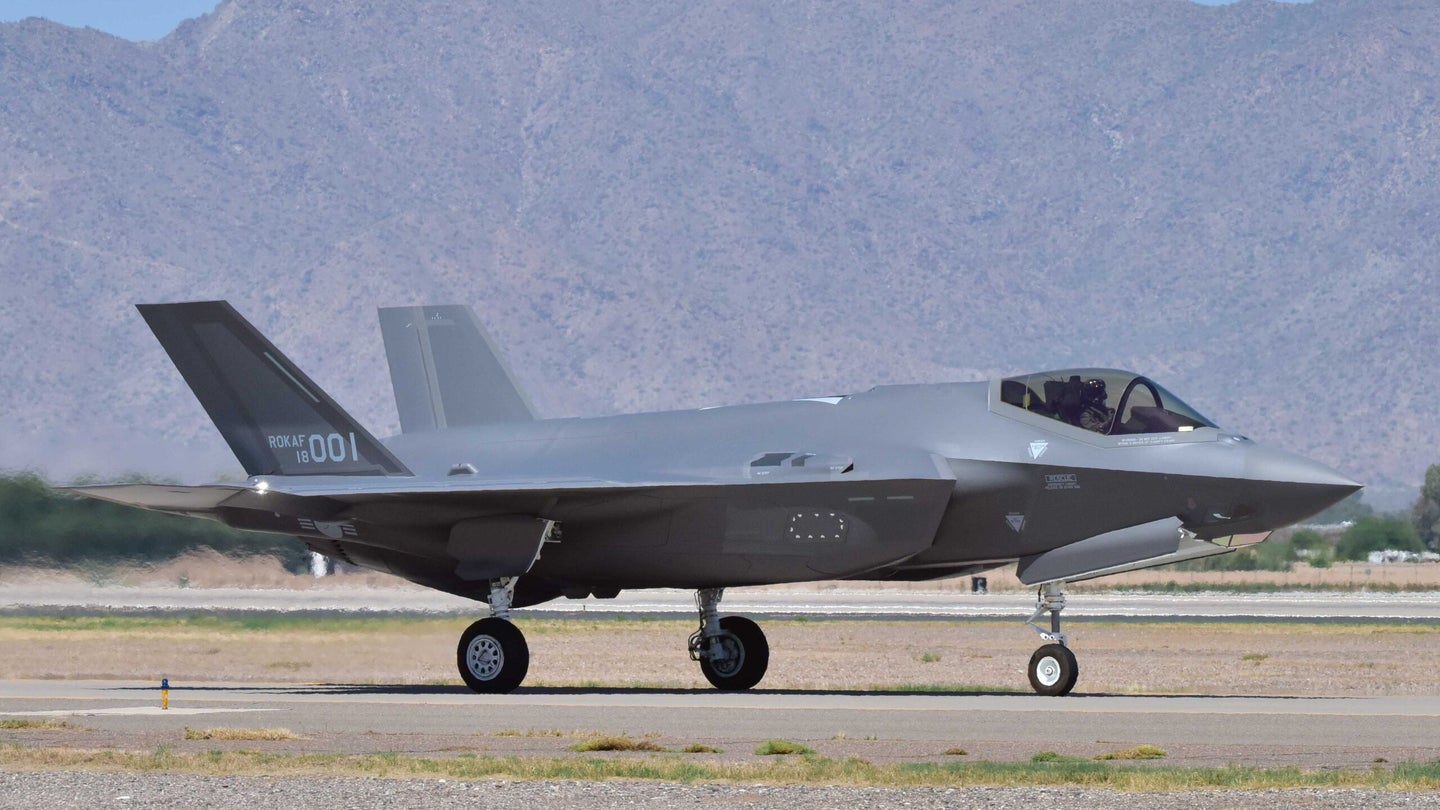 Korean F-35 Fighters Grounded After &#8216;Major Systems Malfunction&#8217; Leads To Belly Landing