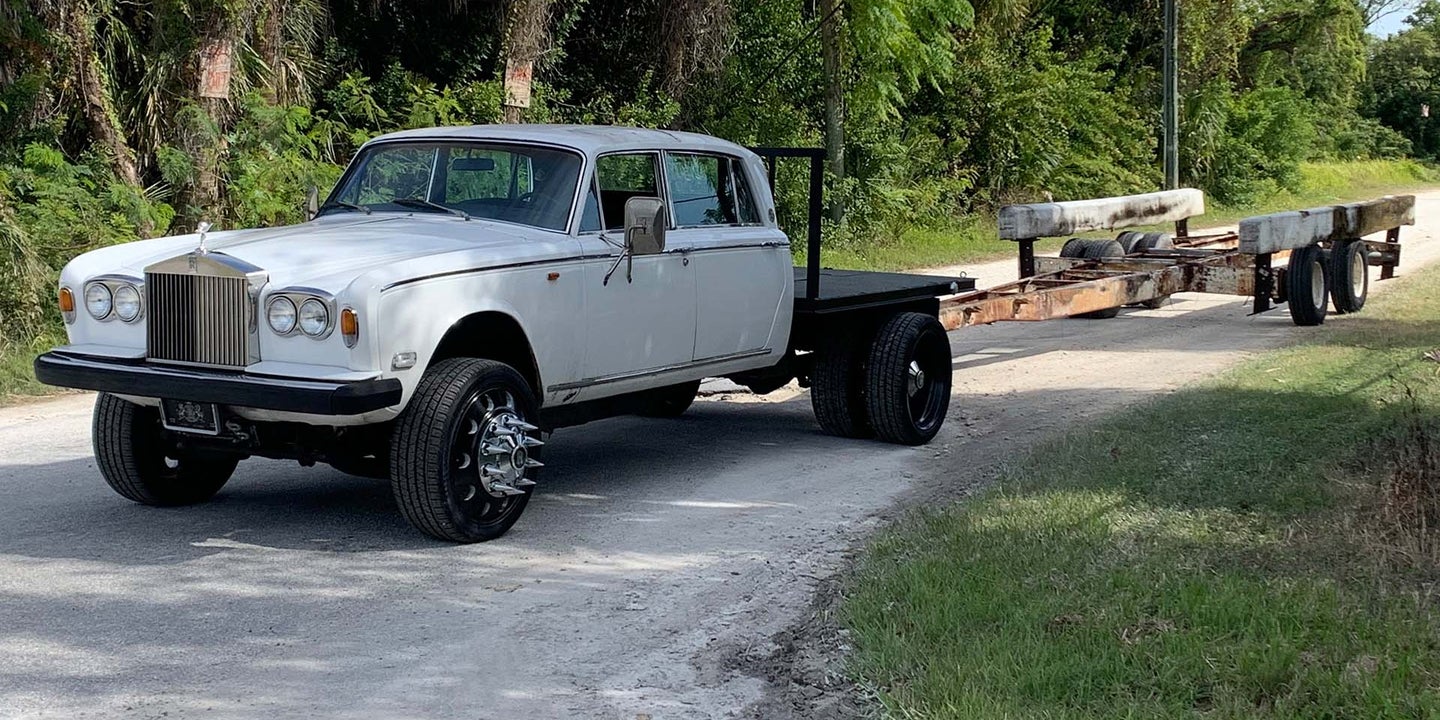 This Rolls-Royce Dually Pickup Was Built to Tow Other Rolls-Royces
