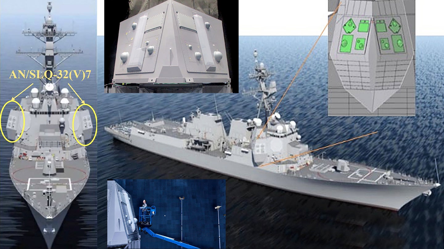Navy’s New Shipboard Electronic Warfare System Is Being Shrunk Down For Smaller Ships