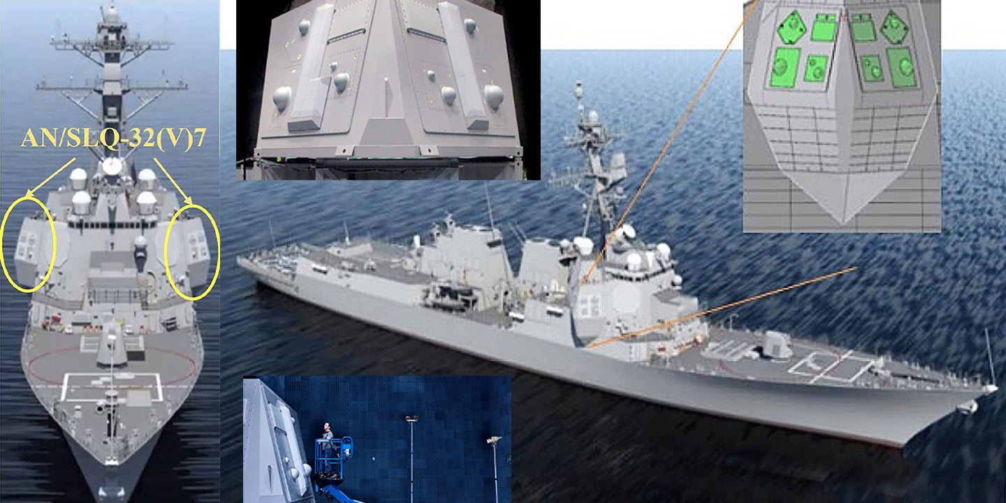 Navy’s New Shipboard Electronic Warfare System Is Being Shrunk Down For Smaller Ships