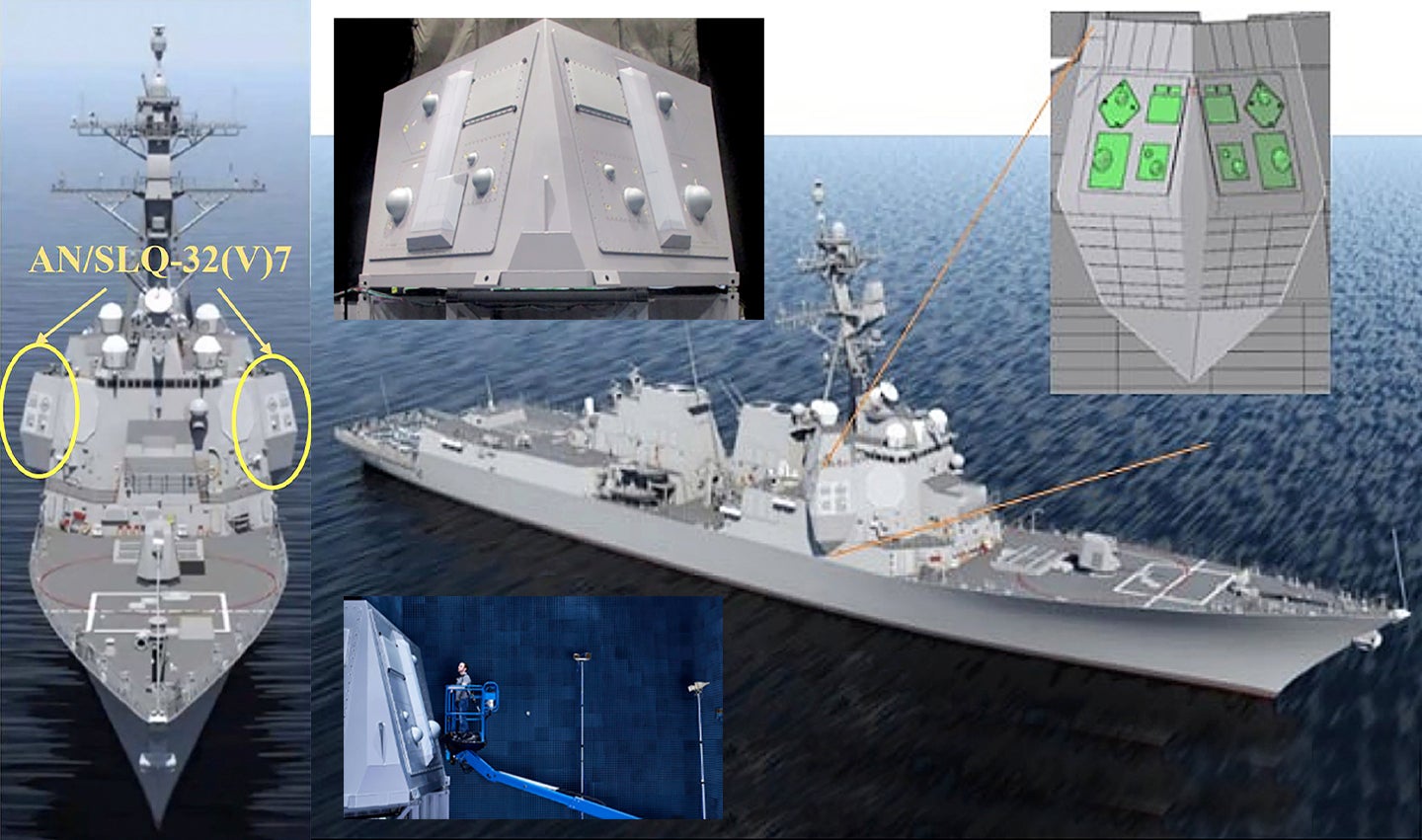 Navy's New Shipboard Electronic Warfare System Is Being Shrunk Down For Smaller Ships