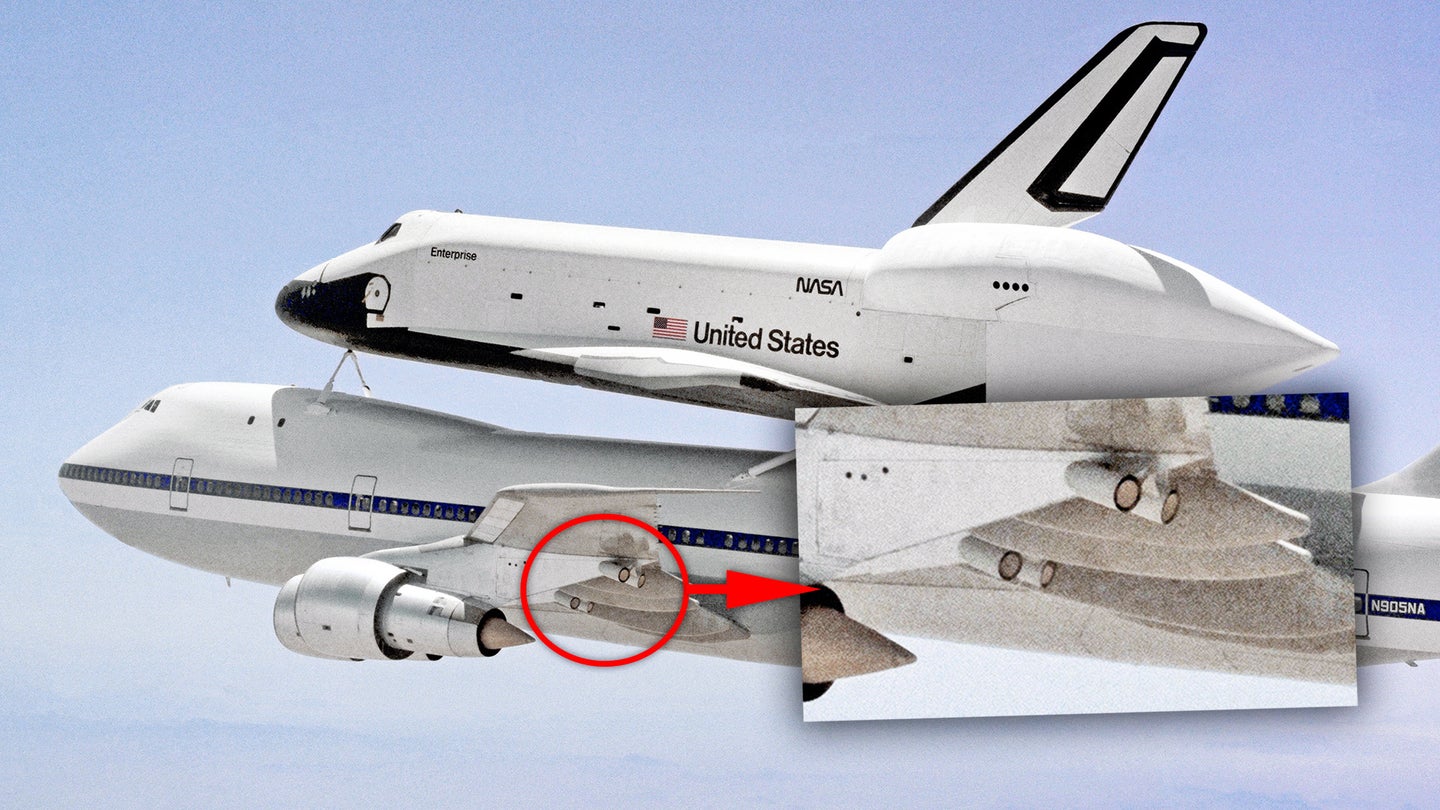 Space Shuttle Carrying 747 Was Secretly Modified To Defend Itself From Heat-Seeking Missiles (Updated)