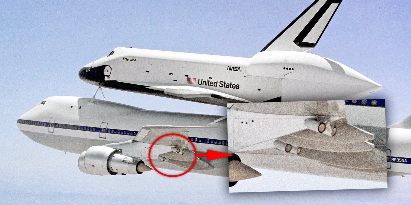 Space Shuttle Carrying 747 Was Secretly Modified To Defend Itself From Heat-Seeking Missiles (Updated)