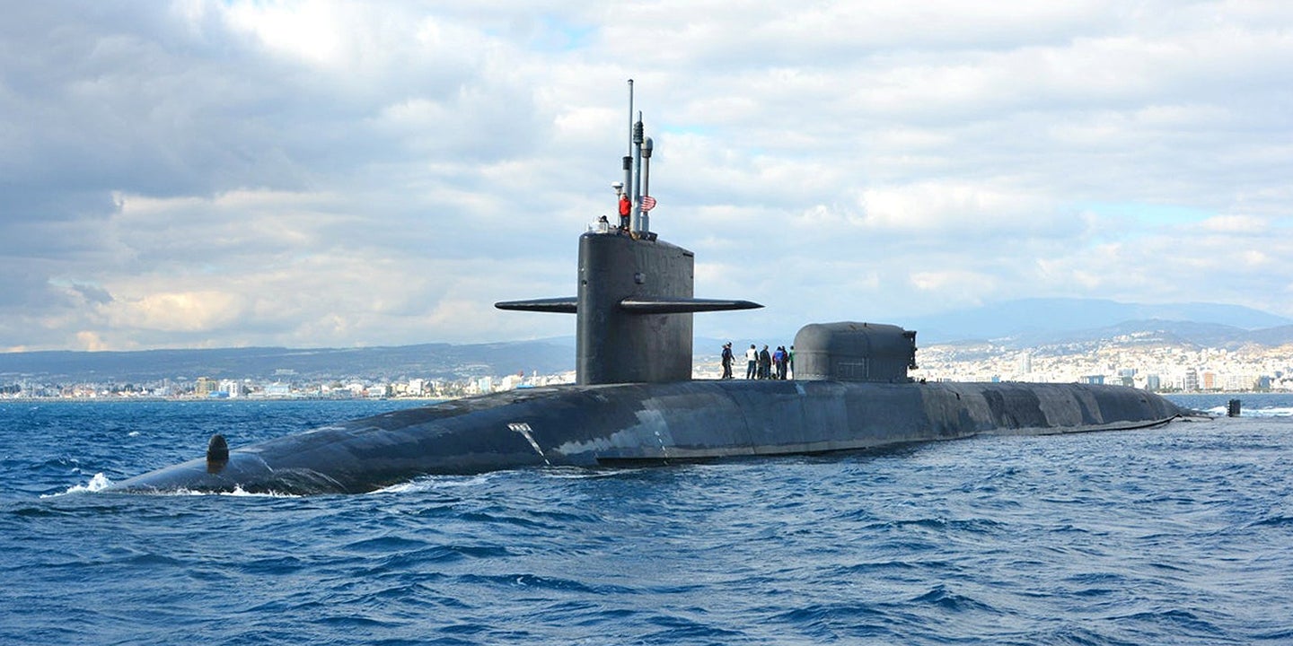 Navy Sends A Message By Publicizing Guided Missile Submarine&#8217;s Mediterranean Presence