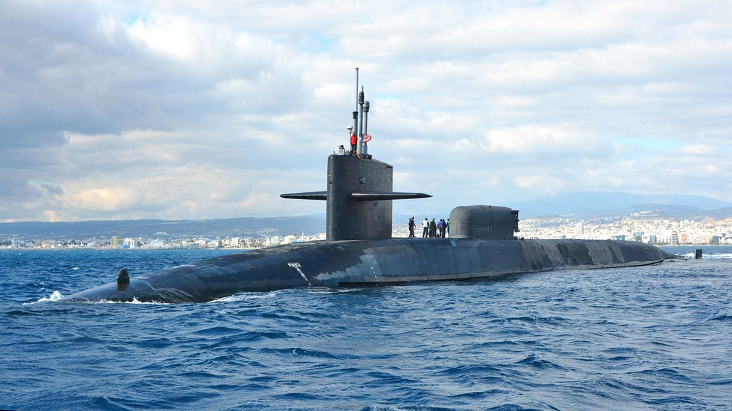 Navy Sends A Message By Publicizing Guided Missile Submarine’s Mediterranean Presence