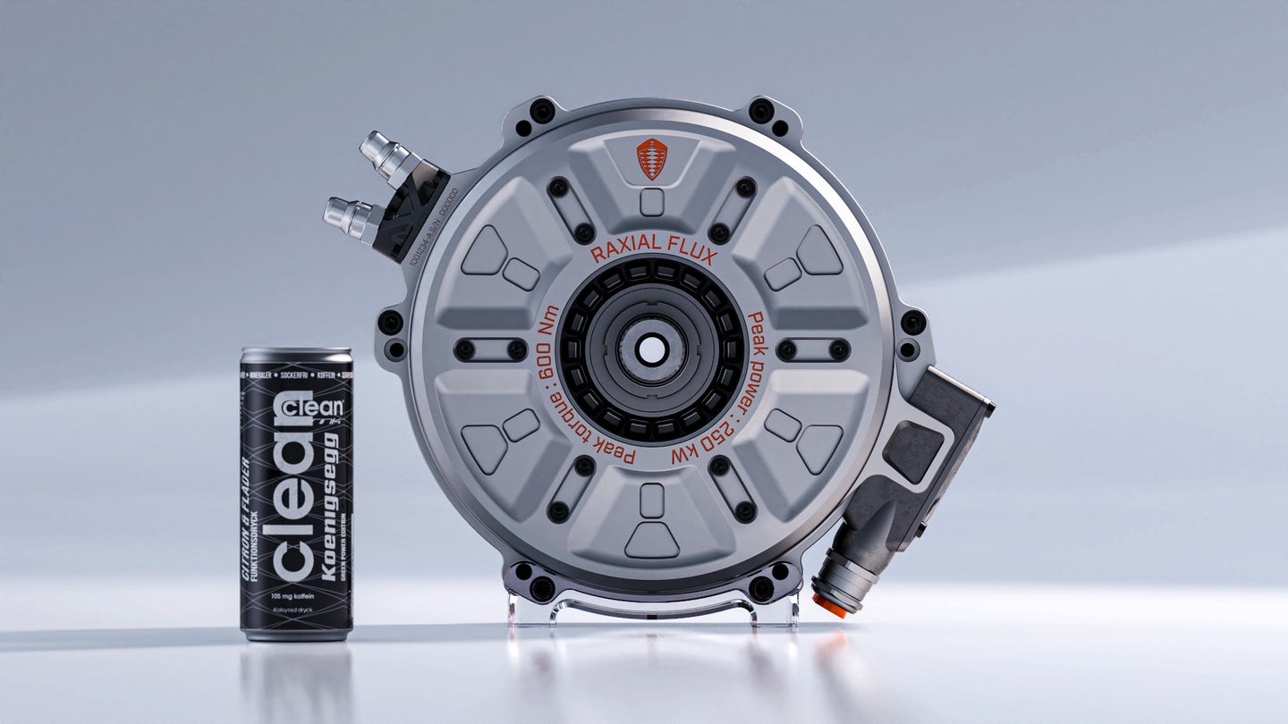 Koenigsegg’s First Electric Motor Is a Tiny 335-HP Box of Engineering Magic