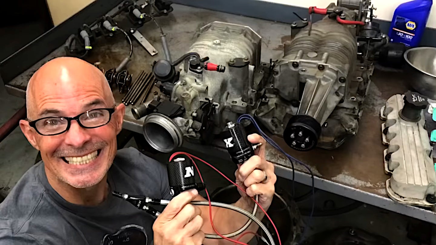 The Best Way to Make Big Power on a Junkyard Buick V6: Nitrous or Boost?