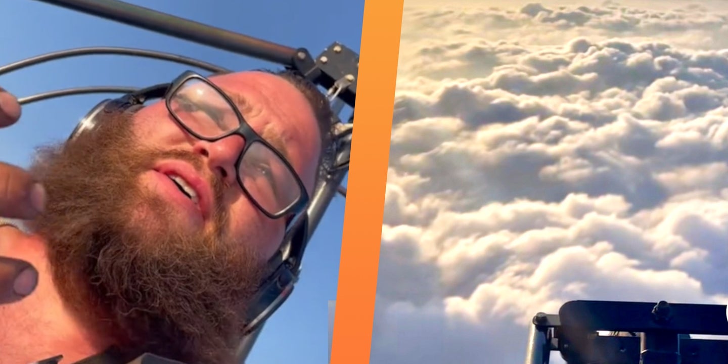 Flying Above the Clouds in a Powered Parachute Is Peaceful and Terrifying