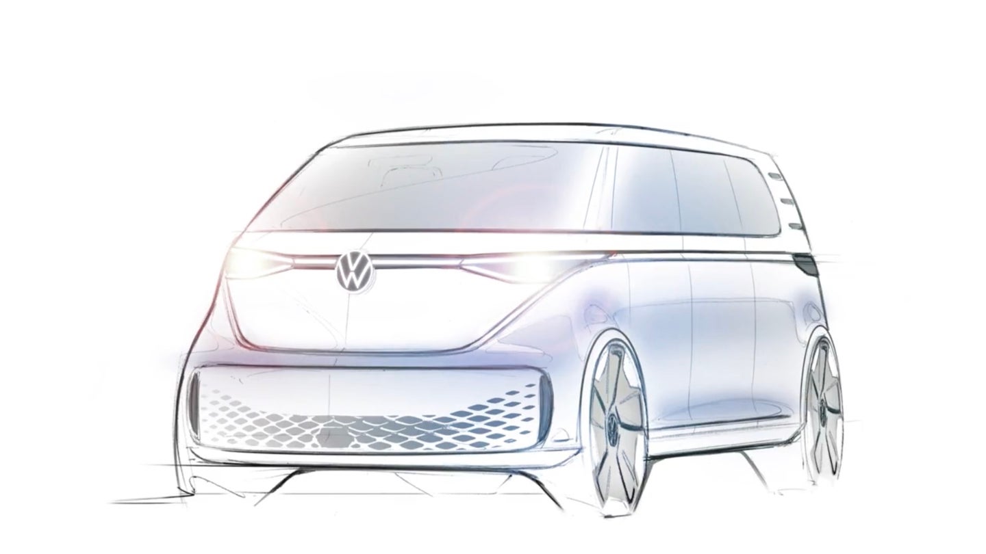The Electric VW ID Buzz Van Will Debut on March 9