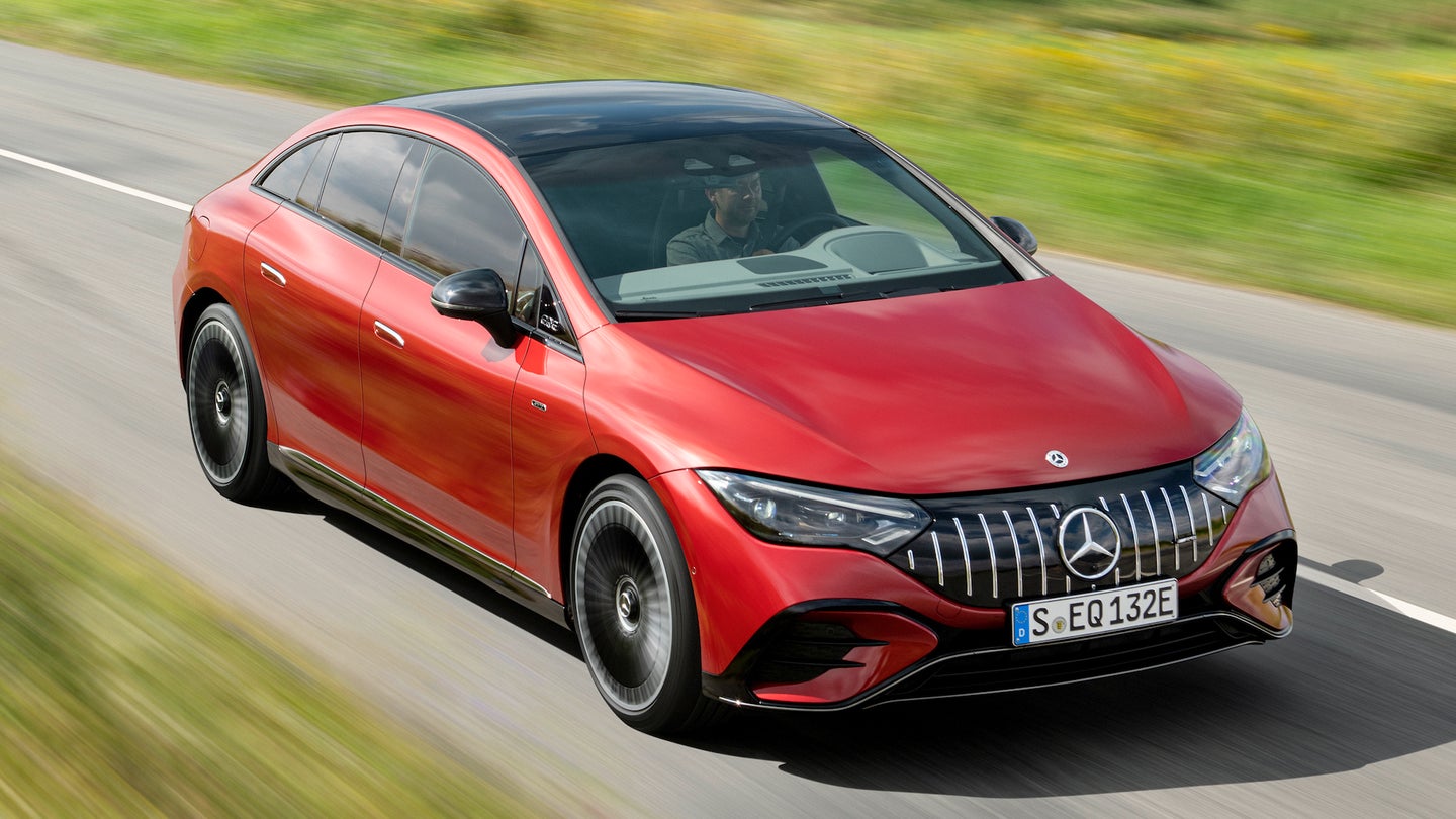 Mercedes-AMG EQE: An Electric E-Class With 677 HP and Four-Wheel Steering