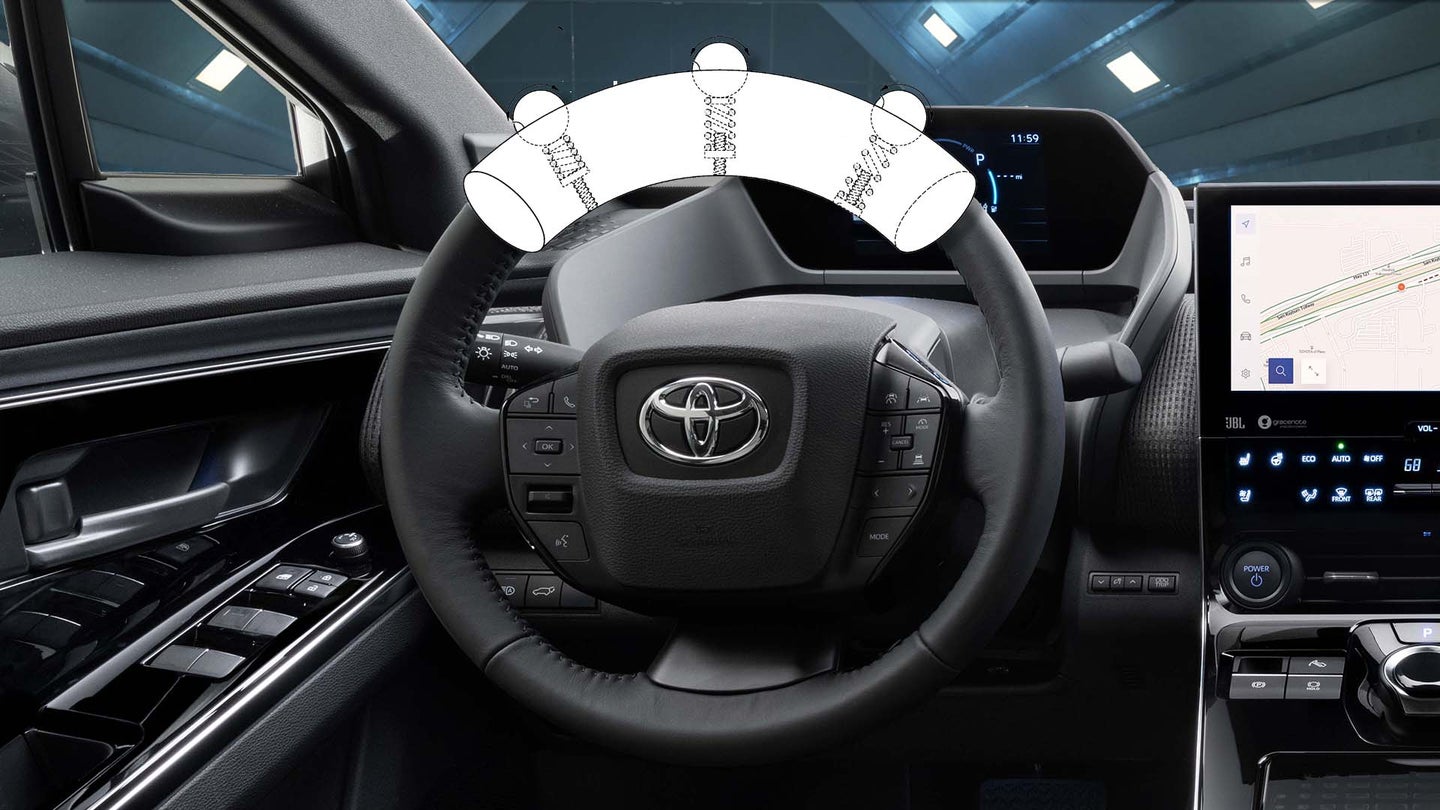 Toyota Patents Steering Wheel That Can Trick Your Grip Using Airflow