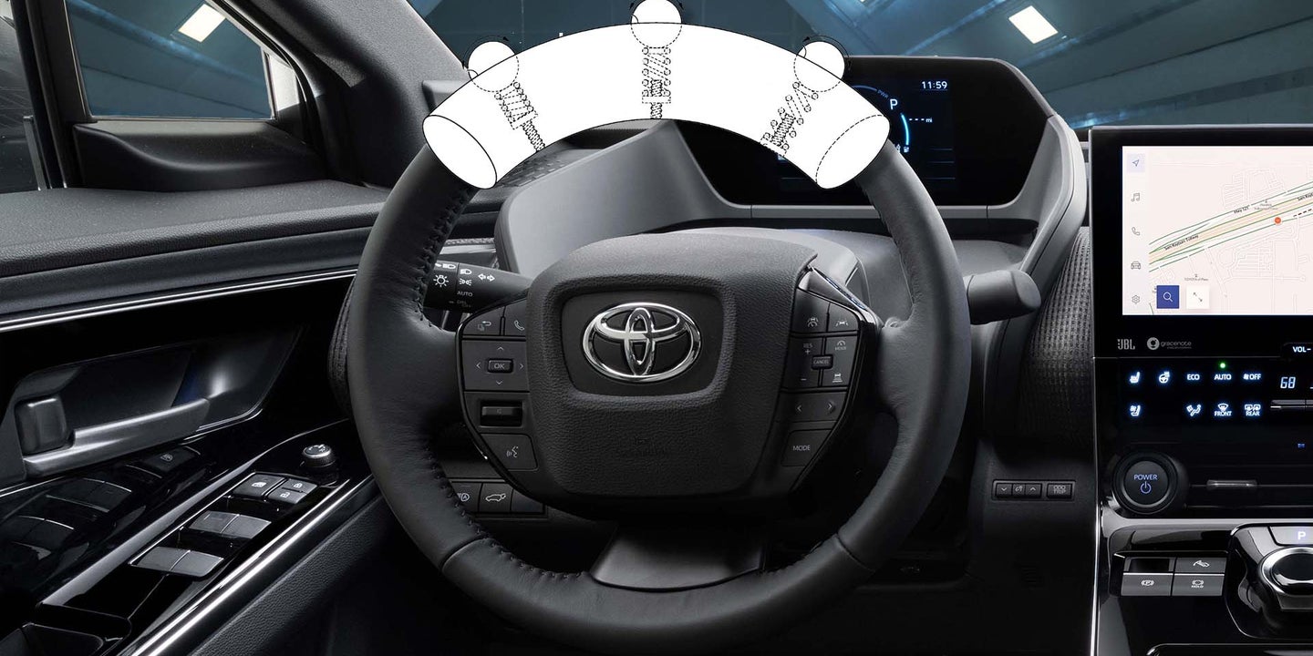 Toyota Patents Steering Wheel That Can Trick Your Grip Using Airflow