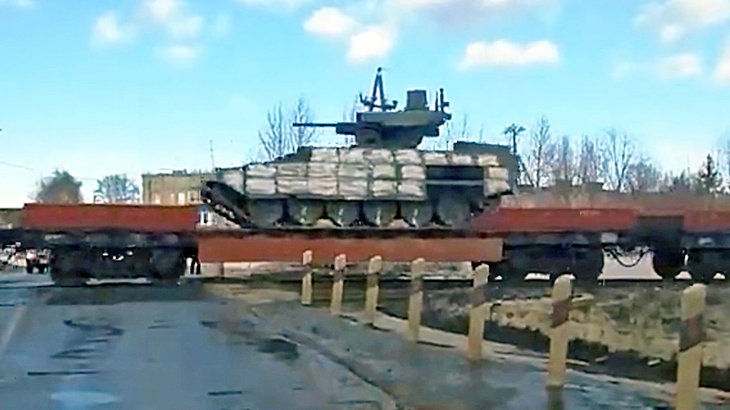 Russia Sends Its “Terminator” Advanced Urban Fighting Vehicles Towards Ukraine